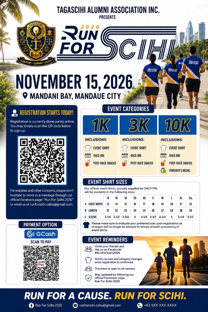 Poster for 2026 Run For Scihi